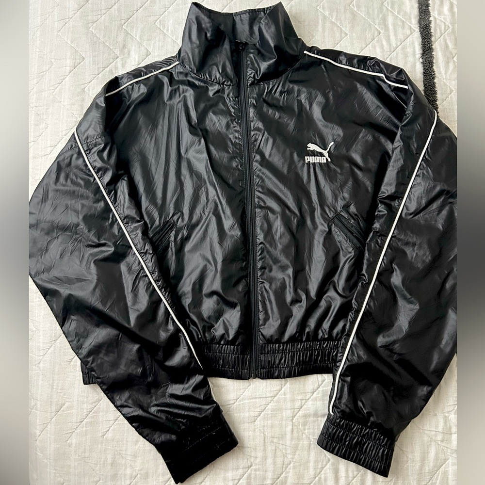 Puma Black and White Track Jacket